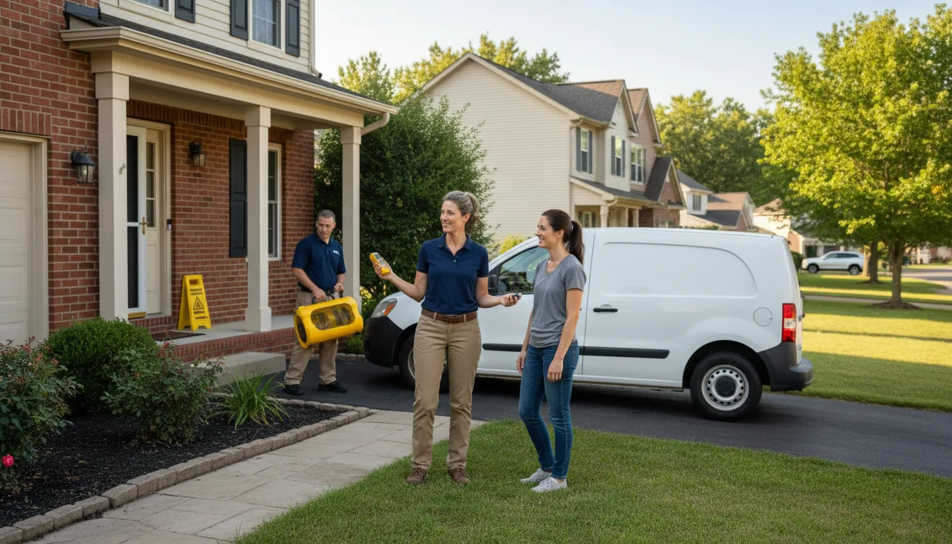 Water restoration image for Dehumidification And Cleanup Services in San Diego, CA